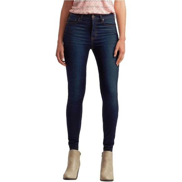 Aeropostale High Waisted Jeggings Dark Wash Stretch Jeans size 2 - Picture 1 of 9